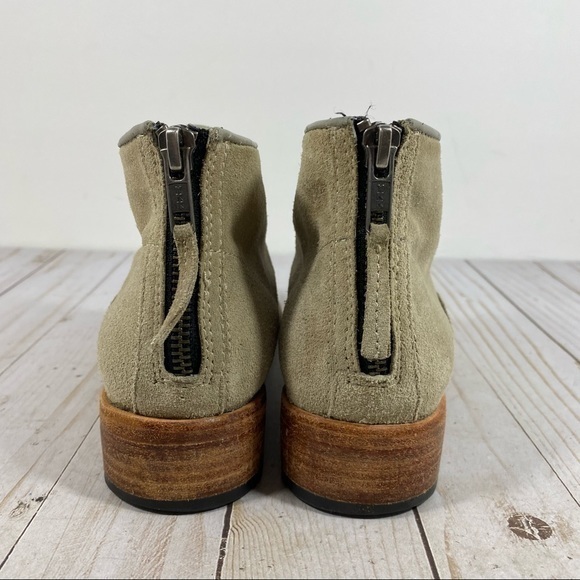 Johnston & Murphy Cream Suede Leather Ankle Boot 7.5 - Picture 4 of 15